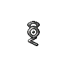 Metallic Unown (G)